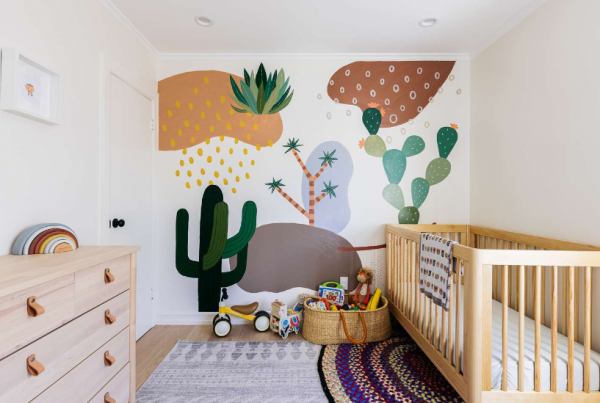 Pola Geometris Berwarna Ceria